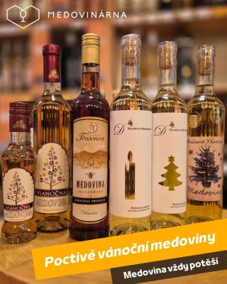 POCTIVÉ VÁNOČNÍ MEDOVINY nakoupíte na jednom místě u nás v Medovinárně. Medovina je dárek, který vždy potěší, zahřeje a...